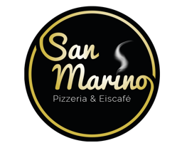 San Marino Pizzeria und Eiscafe logo.